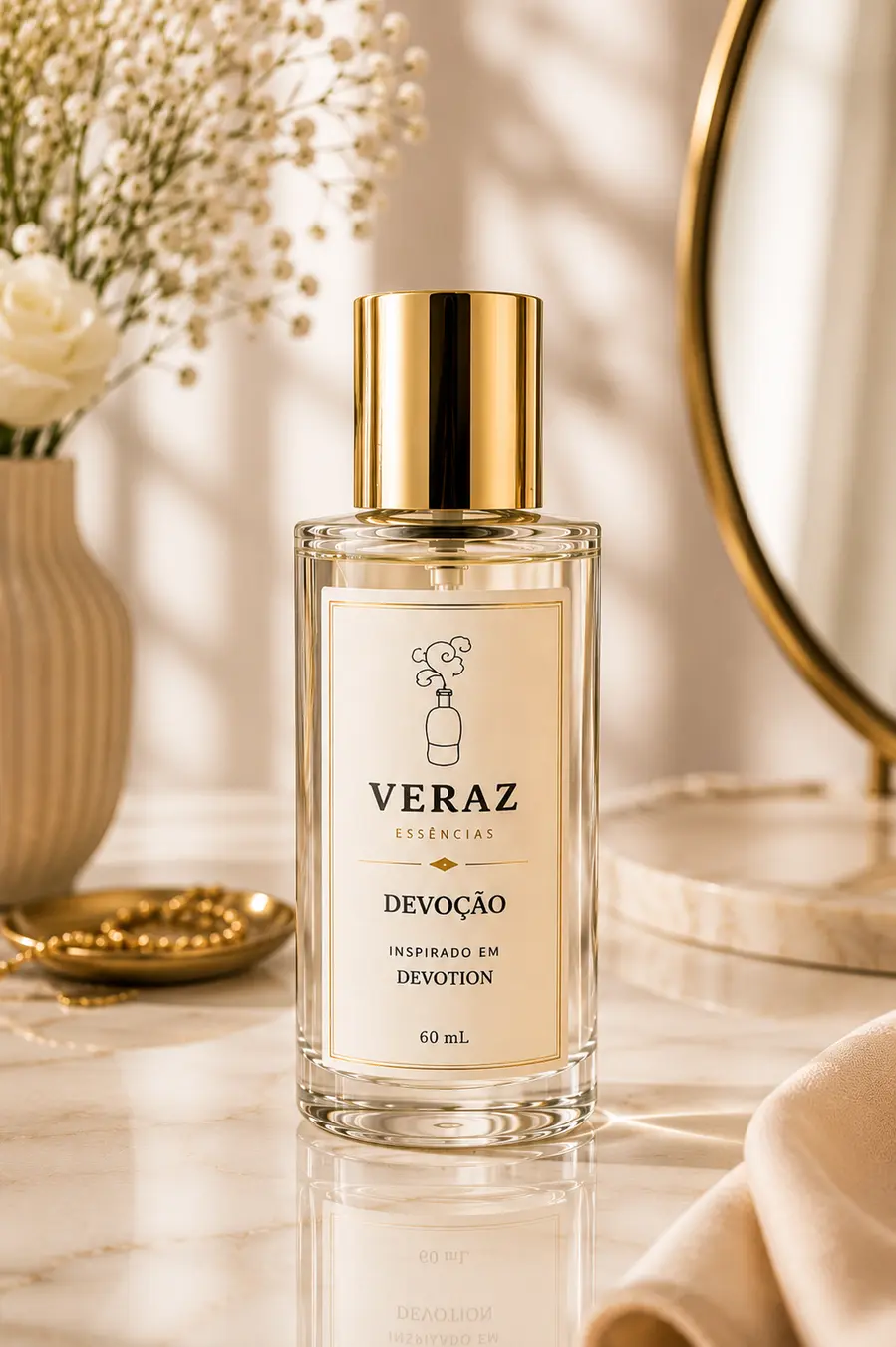 Frasco do perfume Devoção