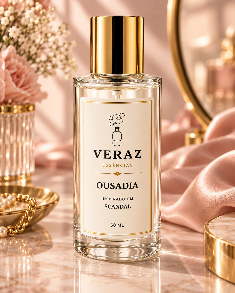 Frasco do perfume Ousadia