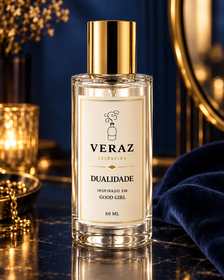 Frasco do perfume Dualidade