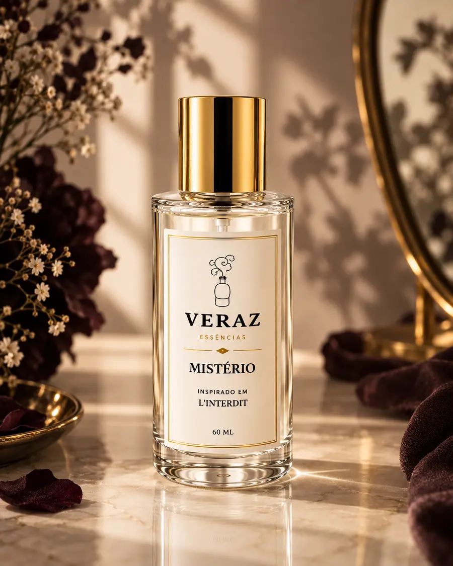 Frasco do perfume Mistério
