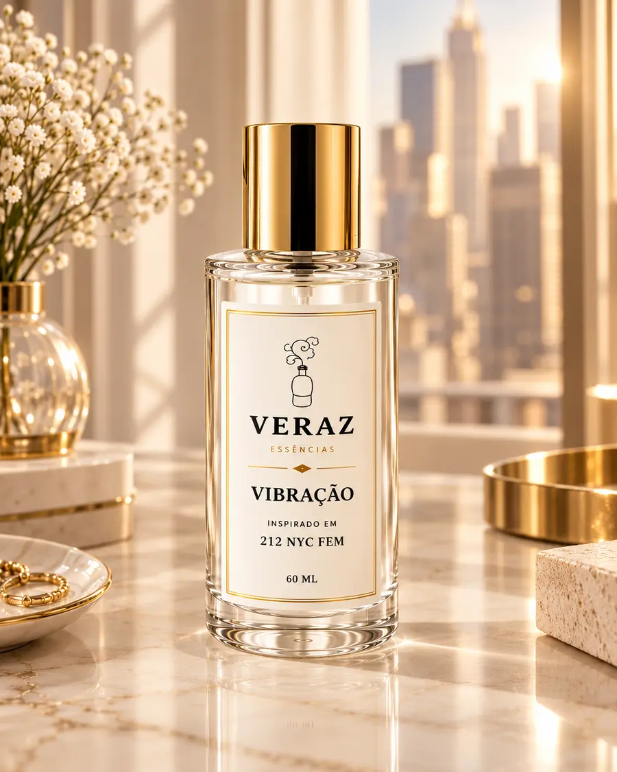 Frasco do perfume Vibração